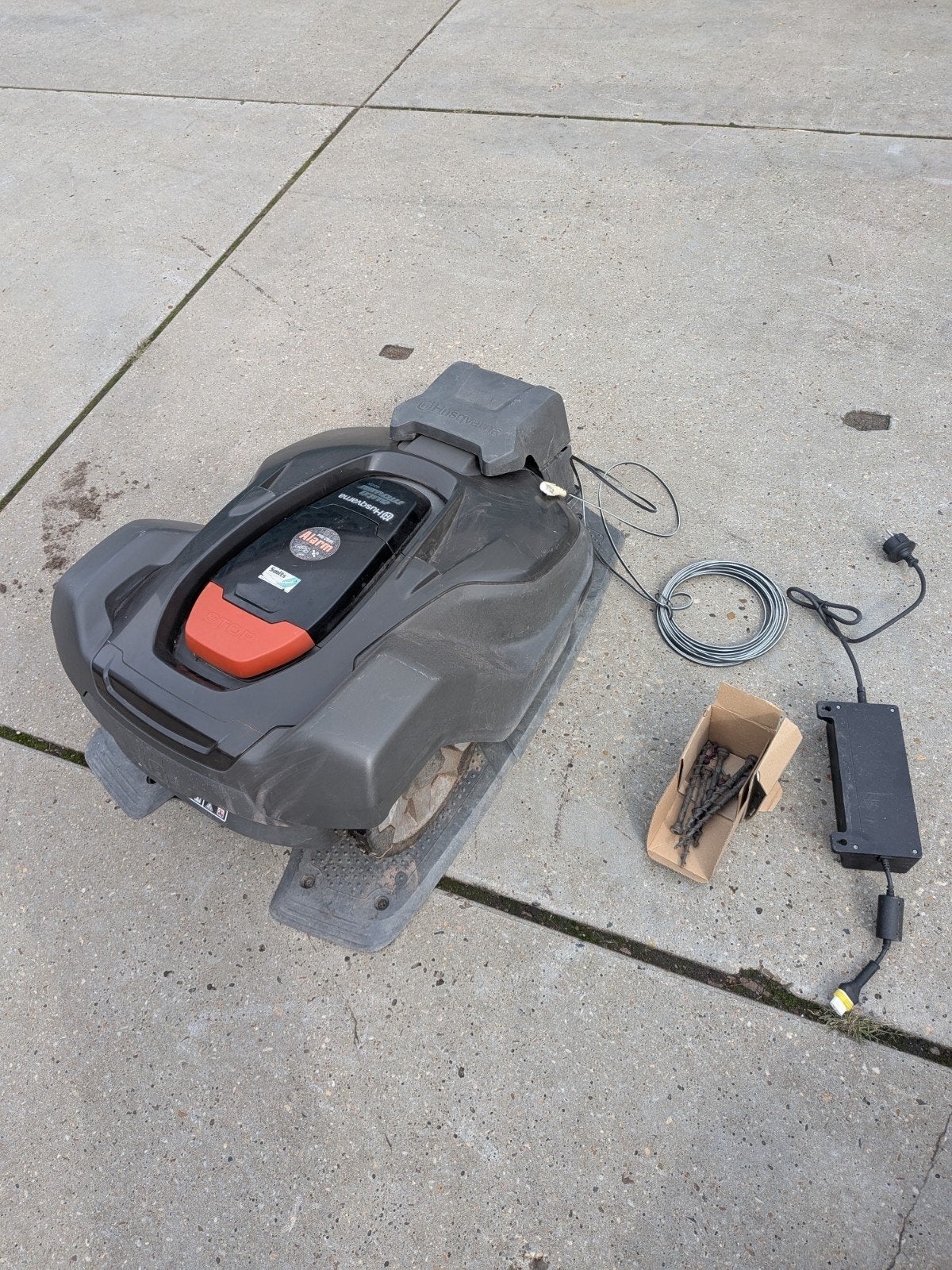 Husqvarna Automower 450X, Ophalen, Cirkelmaaier, Gebruikt, Accu-grasmaaier