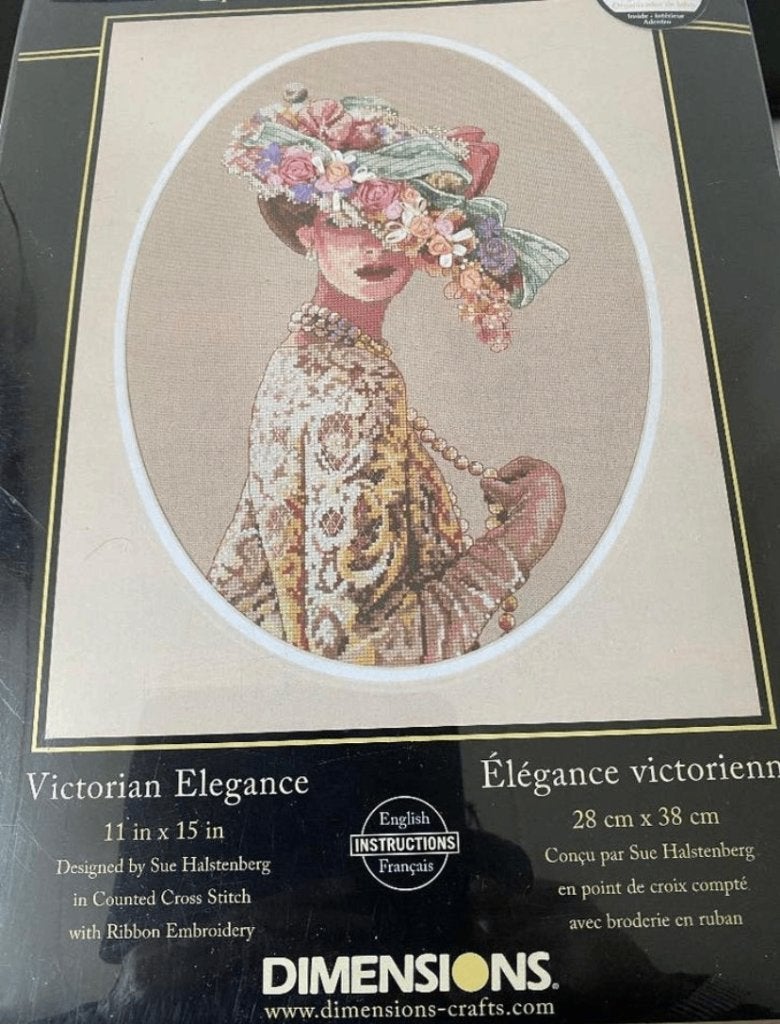 BORDUURPAKKET DIMENSIONS GOLD VICTORIAN ELEGANCE, Hobby en Vrije tijd, Borduren en Borduurmachines, Verzenden, Nieuw, Handborduren