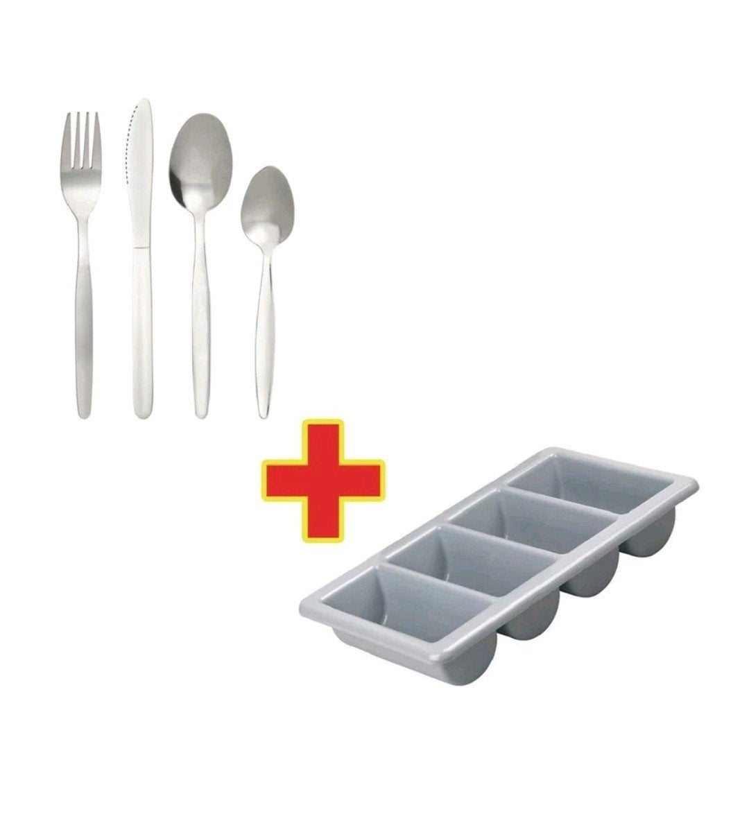 Compleet Kelso bestek 60 delig + bak, Ophalen, Nieuw, Rvs of Chroom, Bestekset