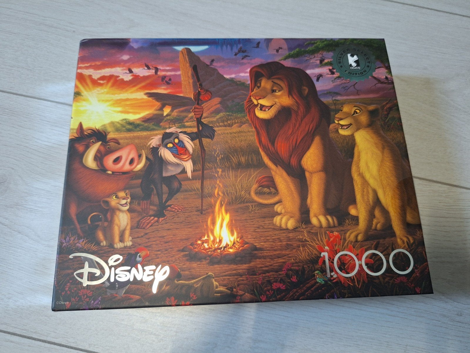 Disney puzzel lion king, Ophalen of Verzenden, 500 t/m 1500 stukjes, Zo goed als nieuw