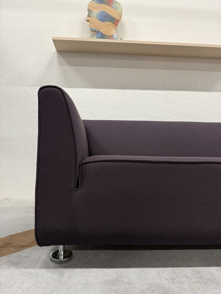 Nieuw Gelderland 4800 bank 2,5 zits paars stof 190 Design, 150 tot 200 cm, Ophalen of Verzenden, Rechte bank, Info@gelderlanddesign.com