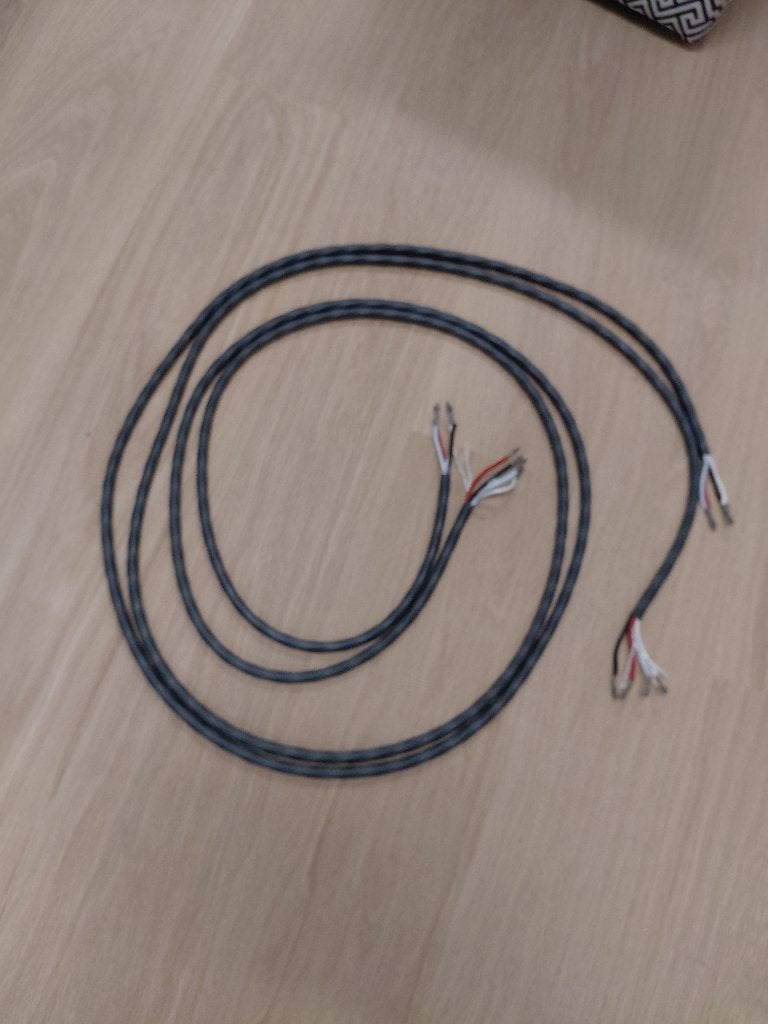 Supra Rondo Blue 4 x 4,0mm² Bi-Wire / Bi-Amp luidspr. kabel, Ophalen of Verzenden, Zo goed als nieuw, 2 tot 5 meter, Luidsprekerkabel