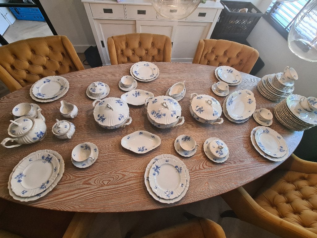 Compleet 76-delig porseleinen servies Titania Barok, Antiek en Kunst, Ophalen
