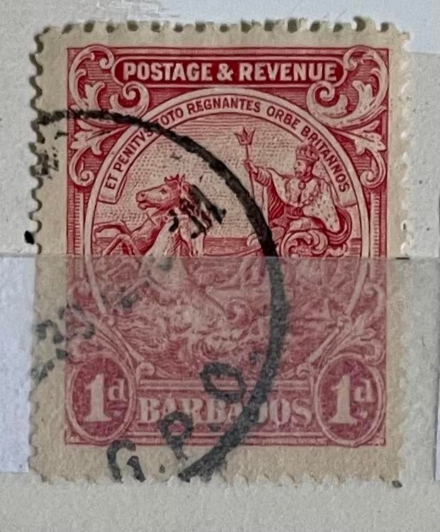 Postzegel Barbados, Ophalen of Verzenden, Gestempeld, Midden-Amerika