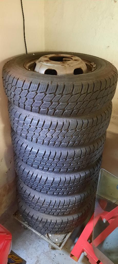 Ford velgen 6 stuks 5.5x15 #1041375V173 6-gaats, Gebruikt, 15 inch, Velg(en), Winterbanden