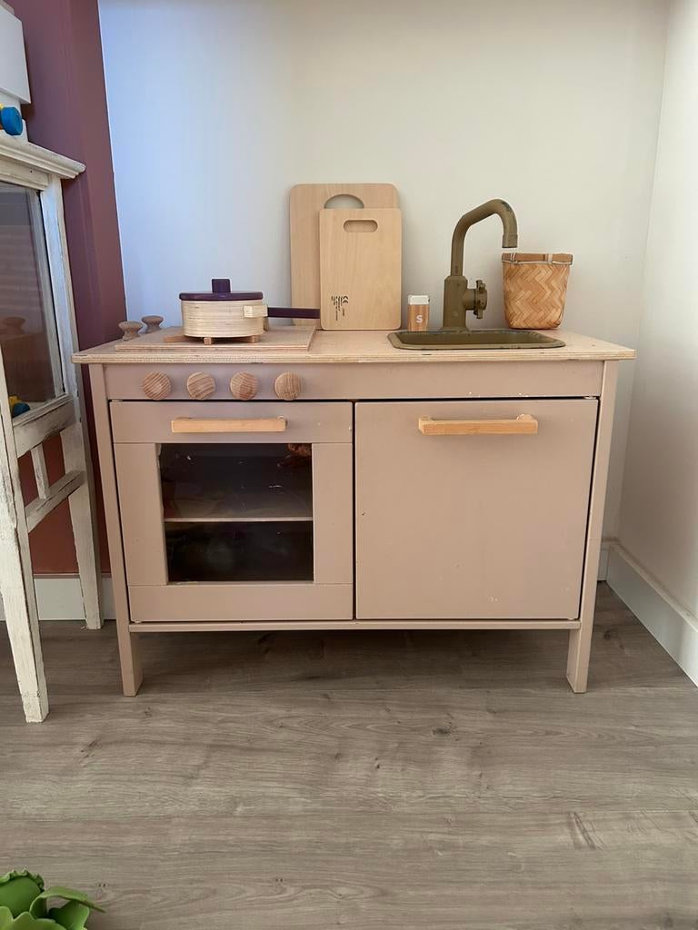 Ikea keukentje duktig gewrapt, Ophalen, Gebruikt, Hout, Speelkeuken