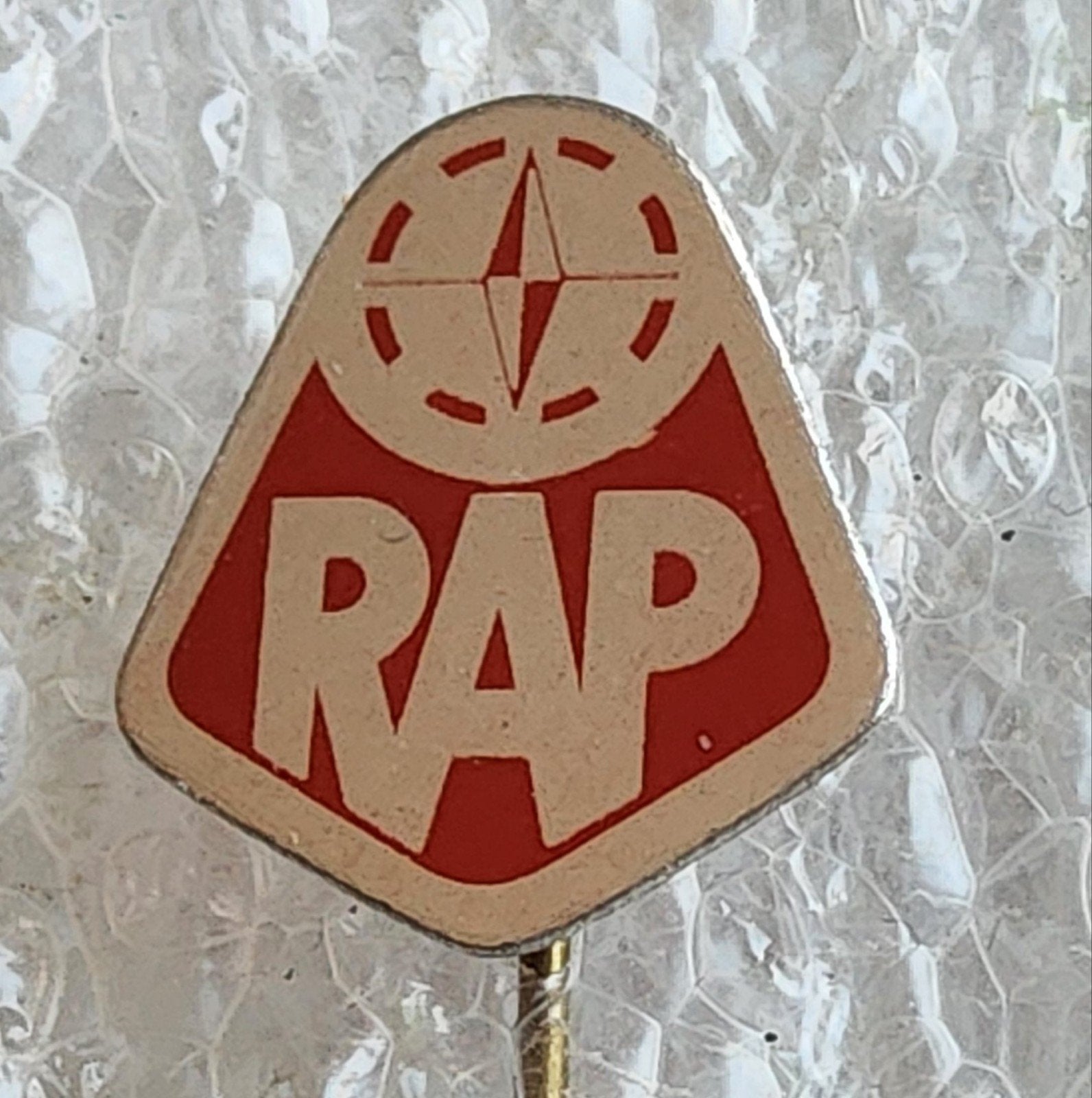 Vintage RAP Speldje - Rijwielen en Automobielen Parasol