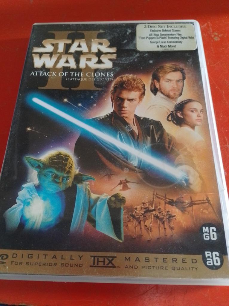 Star Wars: Attack of the Clones (Episode II) DVD 2-Disc, Cd's en Dvd's, Dvd's | Science Fiction en Fantasy, Gebruikt, Science Fiction