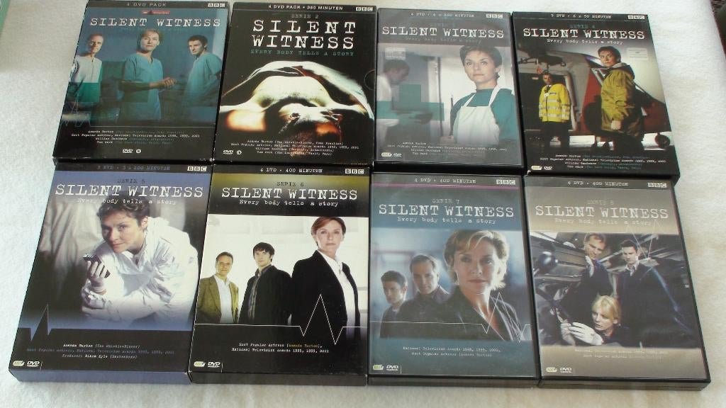 Silent Witness seizoen 1 tm 8, Cd's en Dvd's, Vanaf 16 jaar, Ophalen of Verzenden, Zo goed als nieuw, Actie en Avontuur