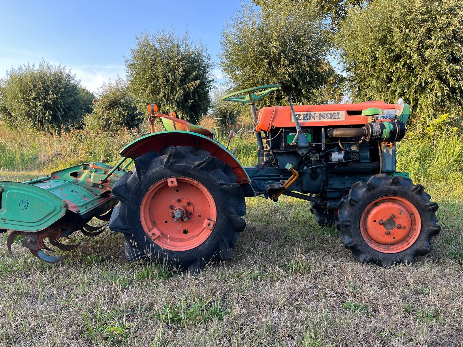 KUBOTA B7000 met grondfrees, Zakelijke goederen, Gebruikt, Tot 2500, Tot 80 Pk, Ophalen