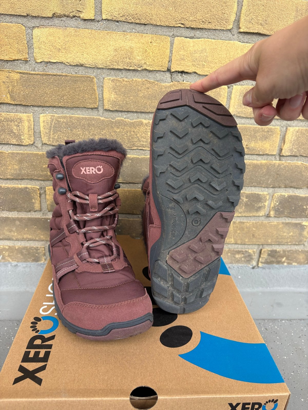Xero Shoes Alpine dames winterlaarzen - Maat 40, Ophalen of Verzenden, Zo goed als nieuw, Bruin, Snowboots