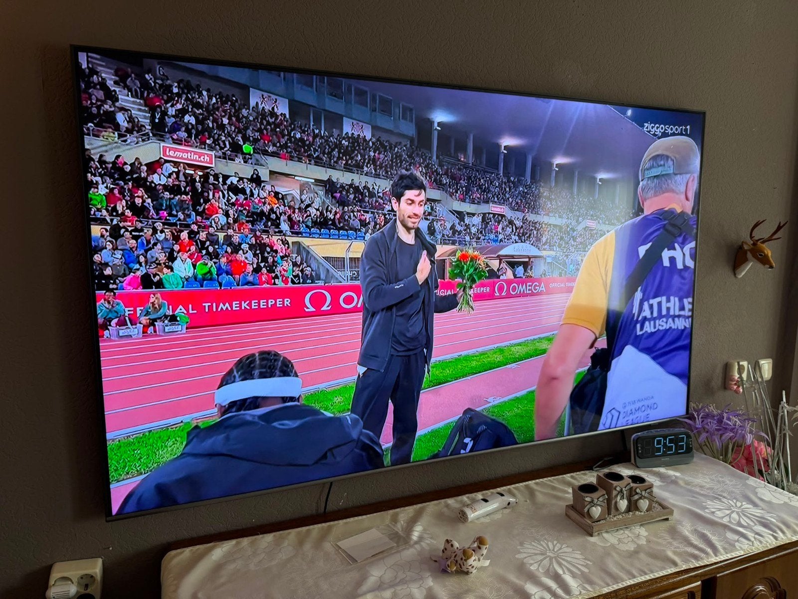 Samsung 75" QLED TV – QE75Q75BAT – compleet met muurbeugel é, Audio, Tv en Foto, Ophalen, Zo goed als nieuw, 100 cm of meer, Samsung