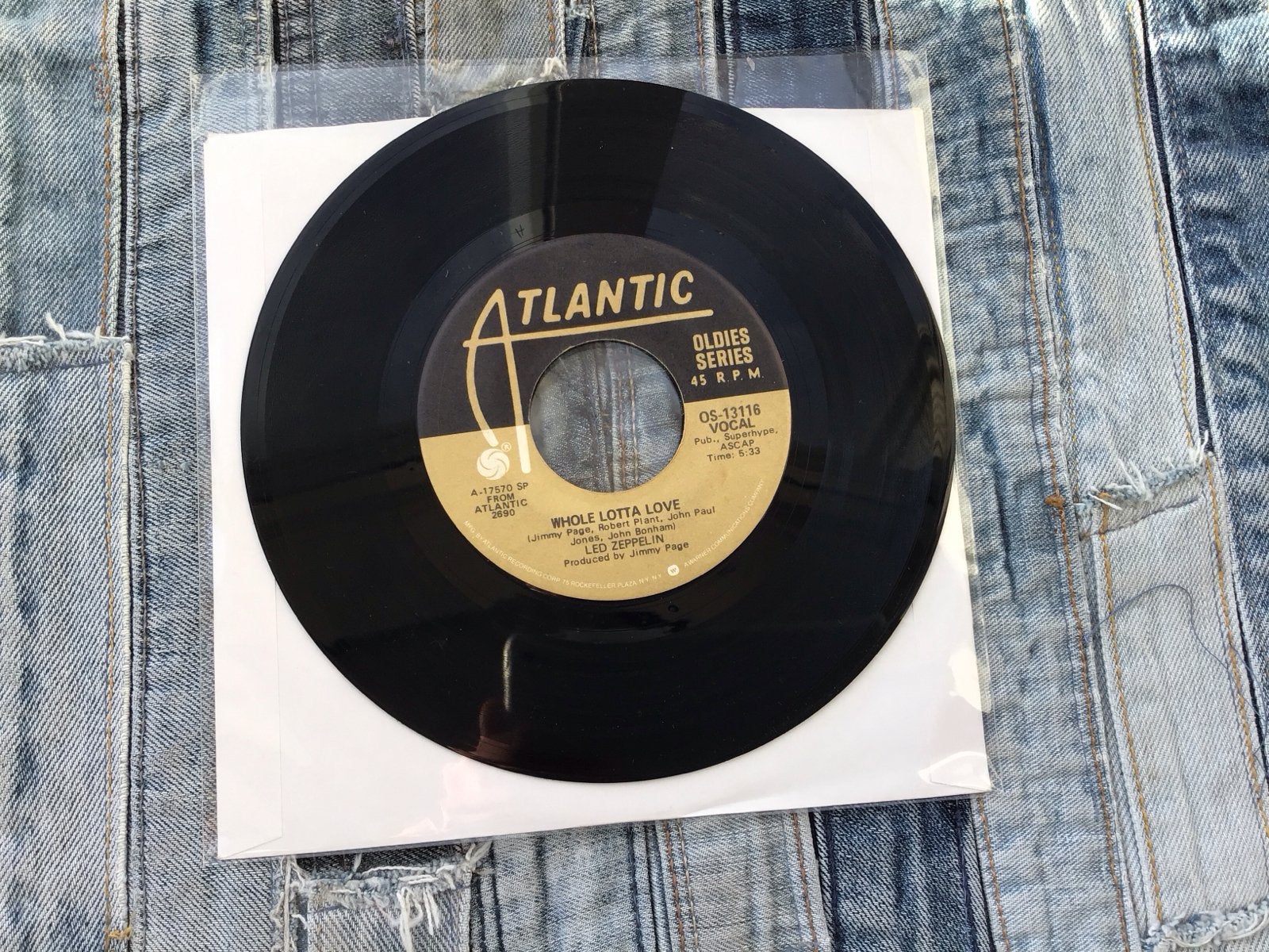 Led Zeppelin - Whole Lotta Love / Living Loving Maid (Single, Cd's en Dvd's, Vinyl Singles, Gebruikt, 7 inch, Single, Ophalen of Verzenden