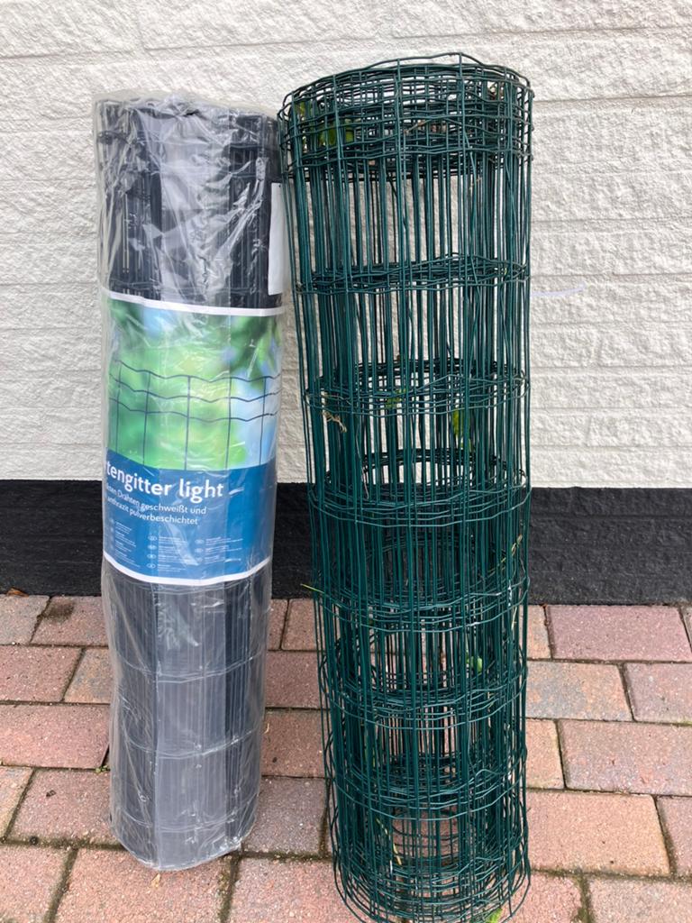 2 rol gaas. 1x nieuw 1x gebruikt, Tuin en Terras, Gaas en Draad, Ophalen, Zo goed als nieuw, 20 meter of meer