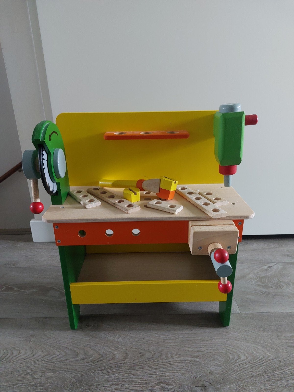 Houten werkbank voor kinderen met gereedschap, Kinderen en Baby's, Ophalen, Gebruikt, Overige typen