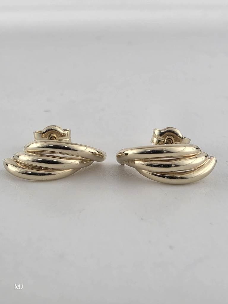 Gouden oorknopjes                                        G95, Sieraden, Tassen en Uiterlijk, Oorbellen, Gebruikt, ., Ophalen of Verzenden