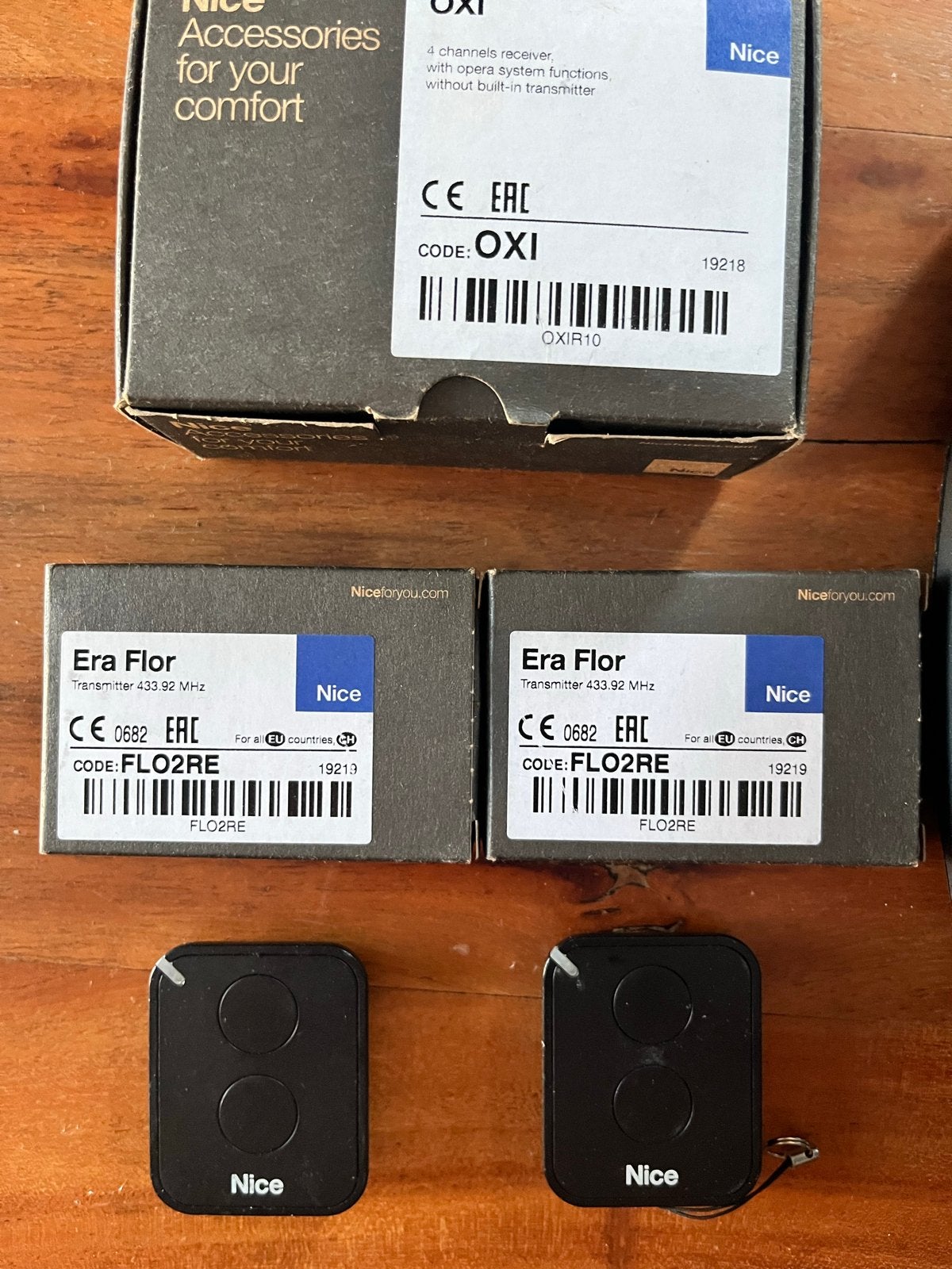 Nice Era Flor FLO2RE incl garagedeur motor SN6021, Ophalen, Gebruikt, Garagedeur, 120 cm of meer
