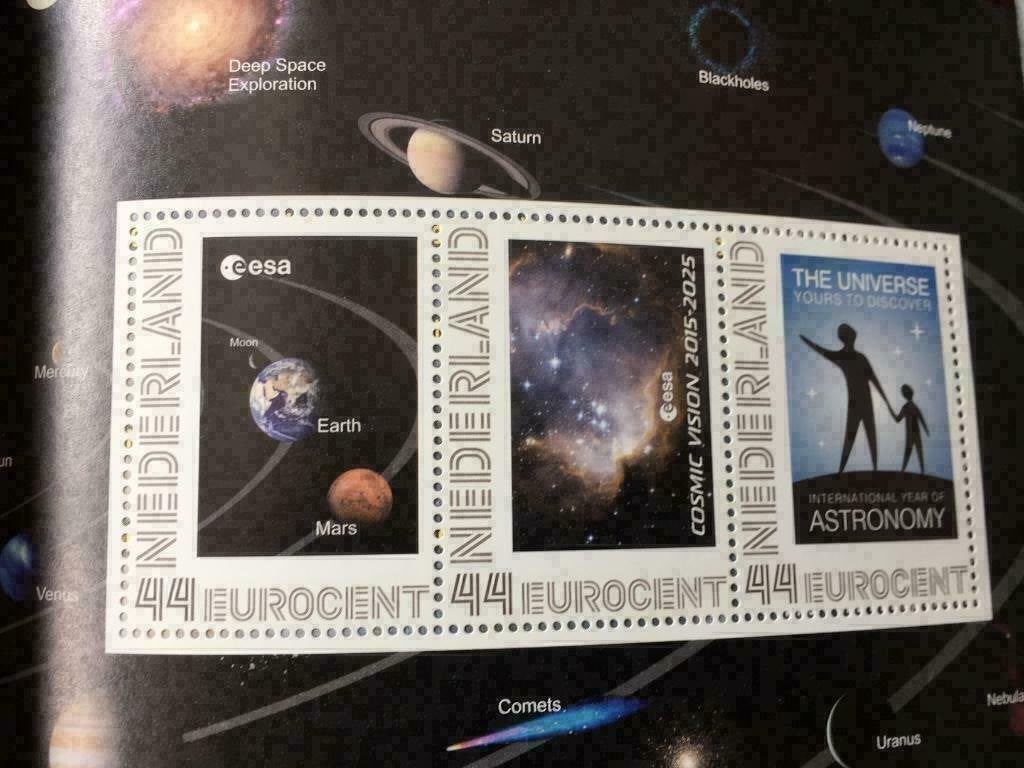 ESA prestige boekje 2009 met particuliere zegels., Postzegels en Munten, Ophalen of Verzenden, Na 1940, Postfris