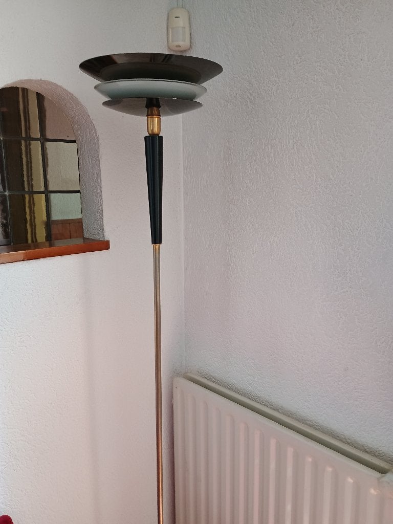 Stijlvolle vloerlamp met dimmer - Modern design, Ophalen, Gebruikt, Overige fittingen, Metaal