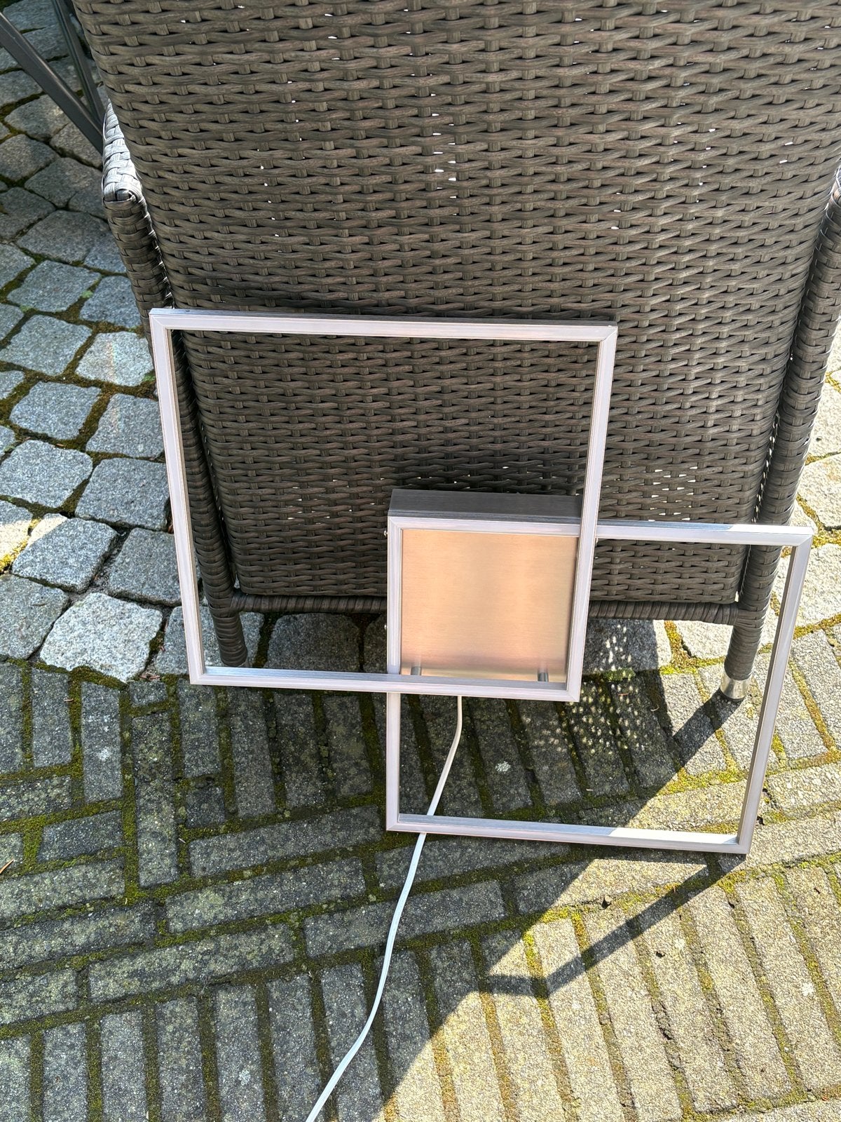 Moderne LED-lamp met afstandsbediening, Ophalen, Gebruikt