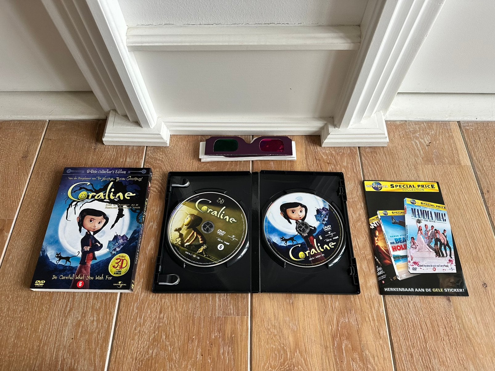 Coraline 2 disc collector’s editie. Incl. De 3d versie!, Ophalen, Zo goed als nieuw