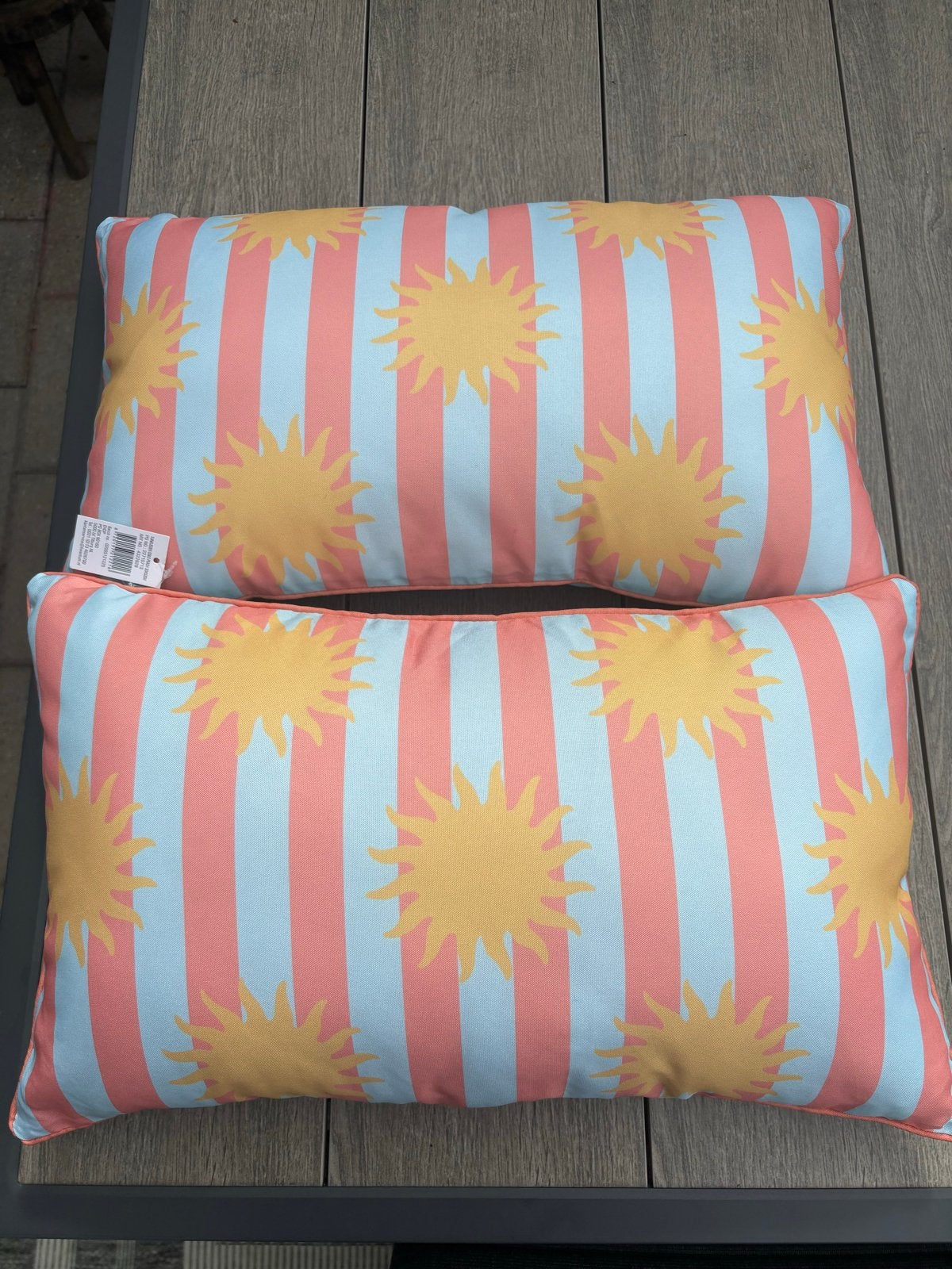 Nieuwe weerbestendige tuinkussens met zonneprint, Ophalen of Verzenden, Nieuw