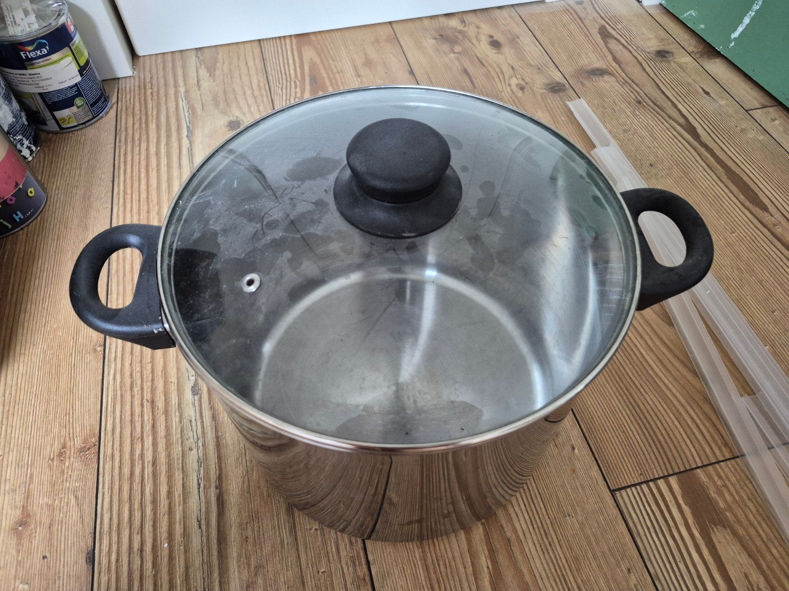 Grote pan (8-9 liter), Ophalen, Rvs