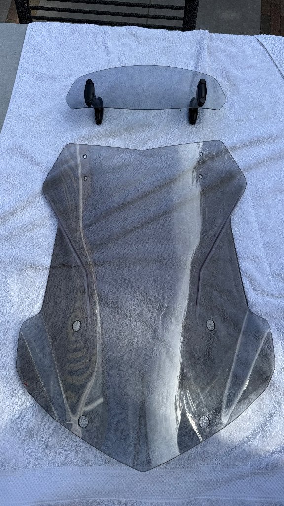 Puig Touring Ruit Smoke met Spoiler voor BMW R12XXGS LC, Ophalen of Verzenden, Gebruikt
