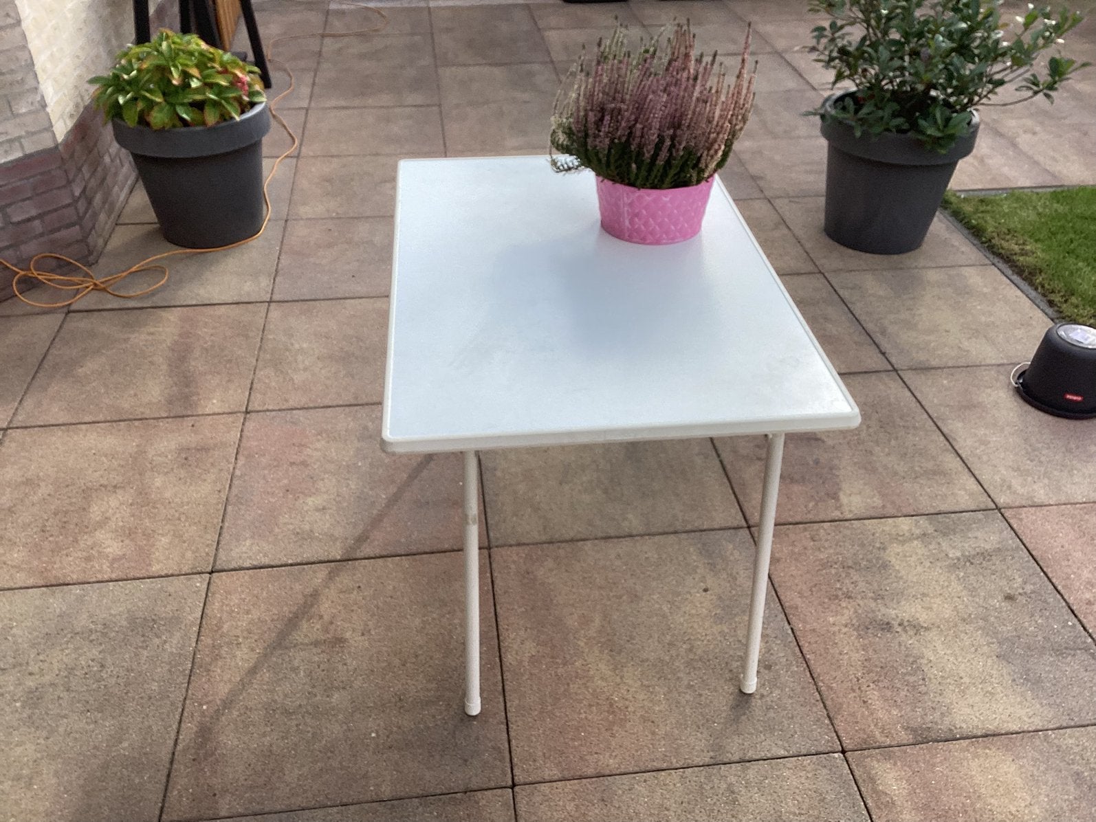 Campingtafel  afm.105x71cm, Ophalen, Gebruikt, Rechthoekig