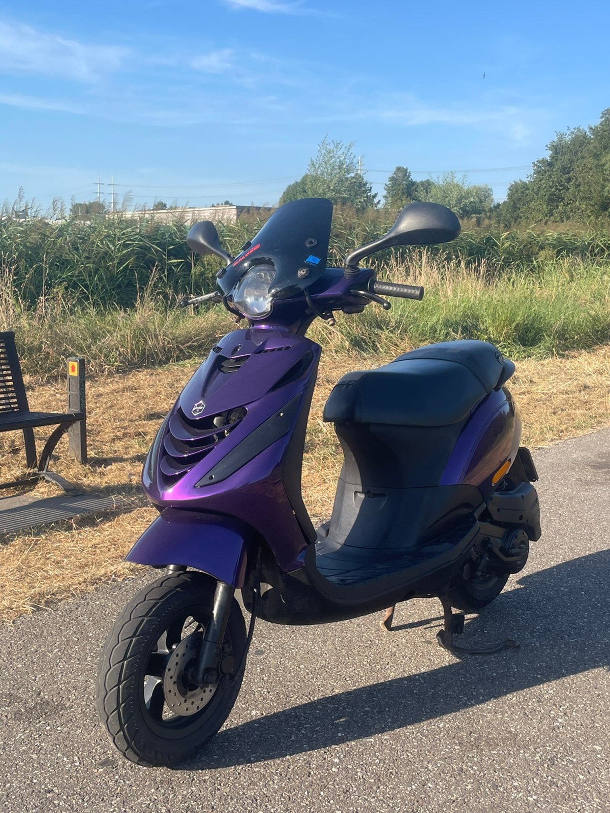 Piaggio zip 4 takt Brom, Ophalen, Zo goed als nieuw, Benzine, Zip