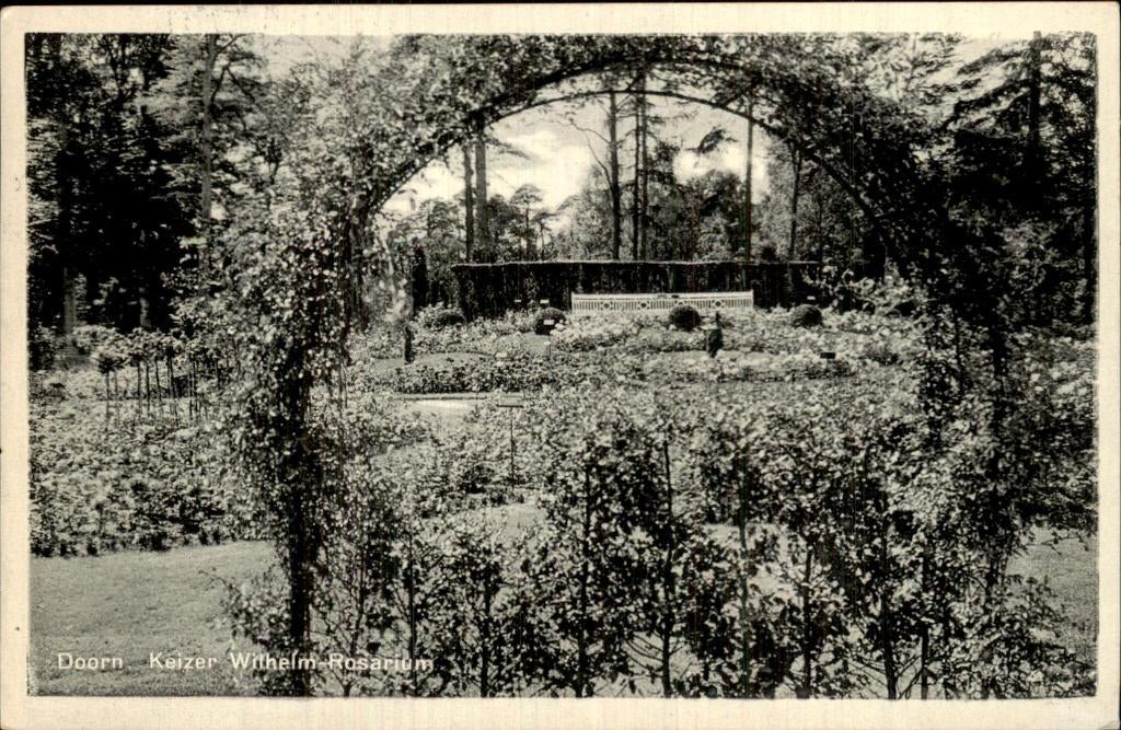 Doorn - Keizer Wilhelm Rosarium - Pergola, Ophalen of Verzenden, 1920 tot 1940, Gelopen, Utrecht