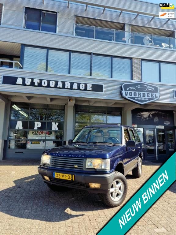 Land Rover Range Rover 4.0 SE Balmoral | AUT | PANO | LEDER, Auto's, Gebruikt, 8 cilinders, Blauw, Bedrijf