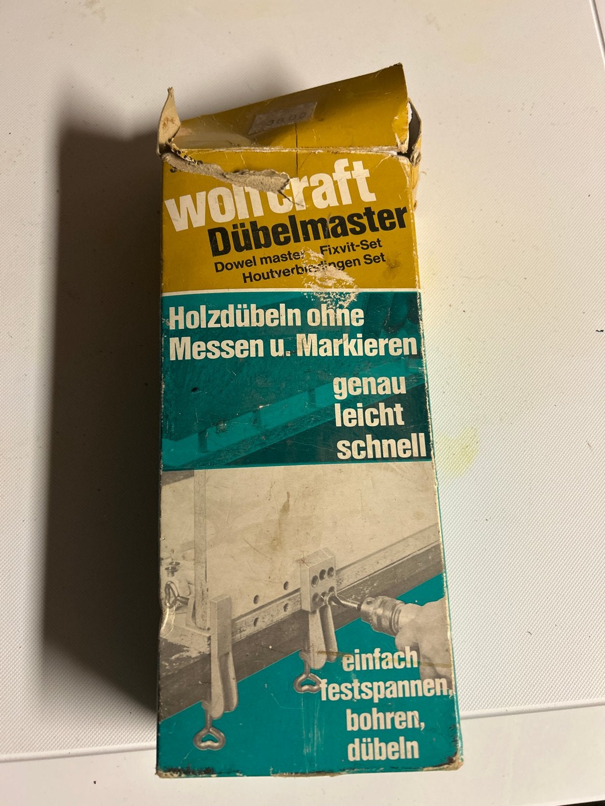 Wolfcraft Dübelmaster - Houtverbindingen Set, Doe-het-zelf en Verbouw, Ophalen of Verzenden, Gebruikt, Overige typen, Overige merken