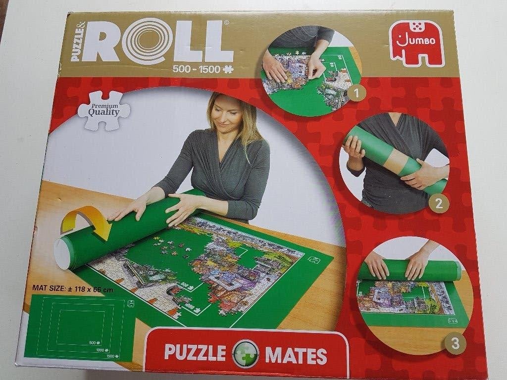 jumbo puzzle en roll puzzlerol 500 tot 1500 stukjes, Ophalen of Verzenden, 500 t/m 1500 stukjes, Zo goed als nieuw