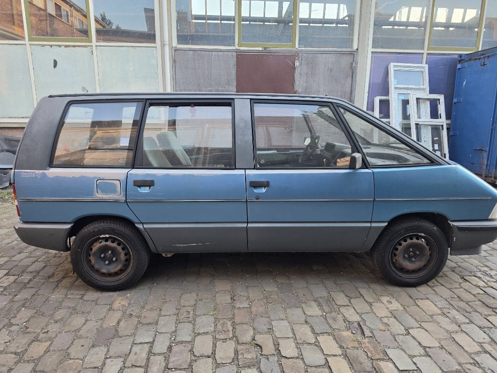 Renault Espace 2.1 Phase 1 Turbo DIESEL 1987 Oldtimer 5 bak, Auto's, Voorwielaandrijving, Stof, Blauw, Particulier