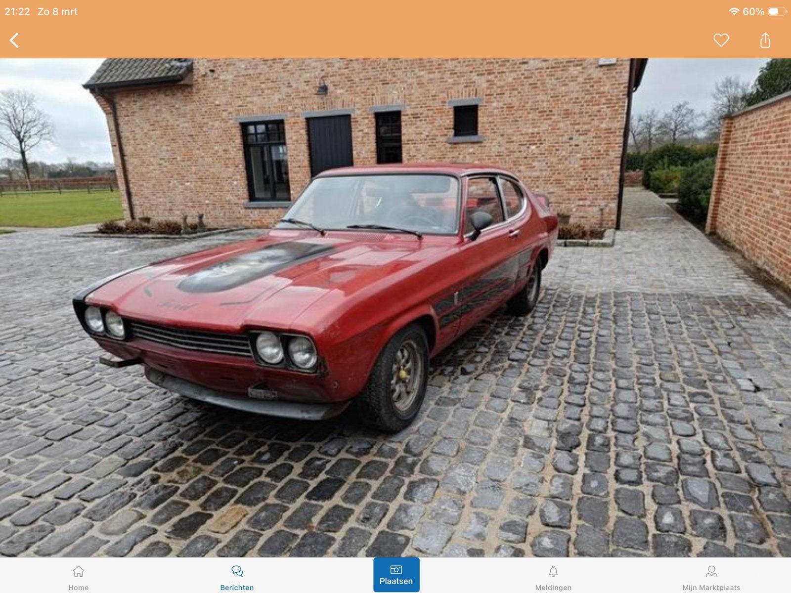 Ford Capri 2600 GT V6 MK 1 1972, Ophalen, Ford