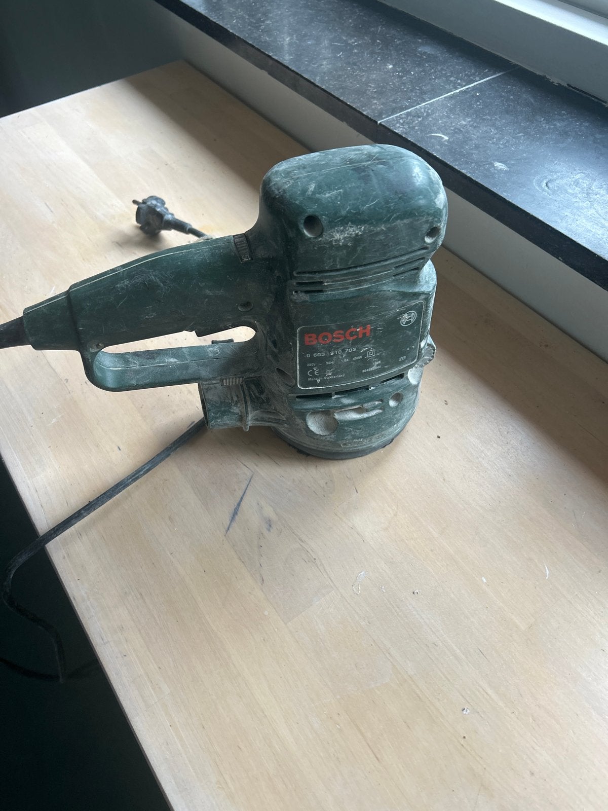 Bosch PSS 230 Vlakschuurmachine - Gebruikt, Ophalen of Verzenden, Gebruikt, Minder dan 600 watt, Vlakschuurmachine