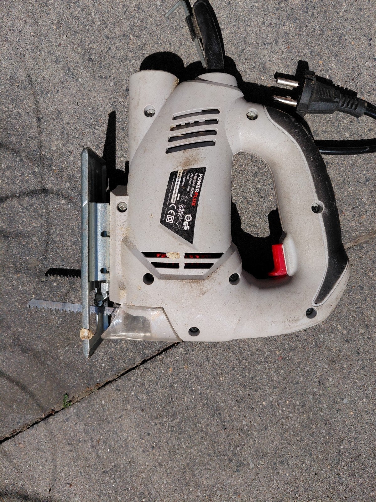 Powerplus POWX0470 decoupeerzaag - Gebruikt, Ophalen, Gebruikt, Decoupeerzaag, 600 tot 1200 watt