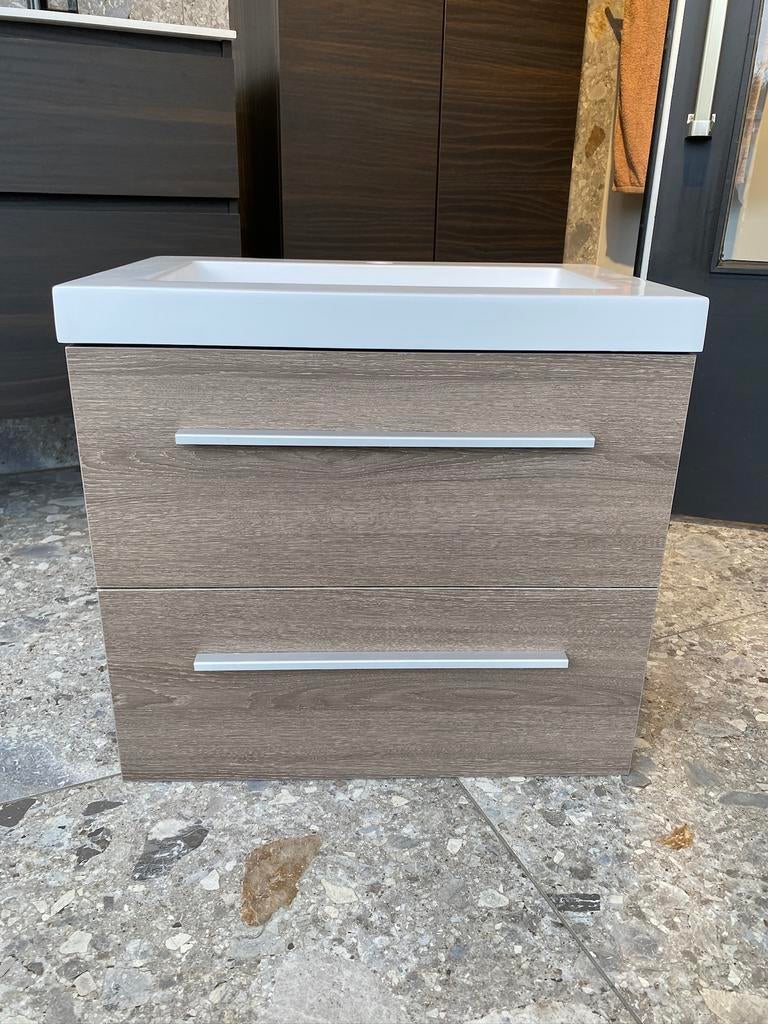 Wastafelkast 60cm Legno Viola | Softclose | Sale €399, Ophalen, Nieuw, Wastafel