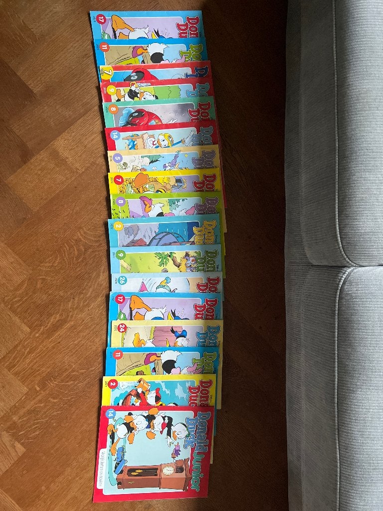 Donald Duck junior 17x, Meerdere stripboeken, Ophalen, Gelezen