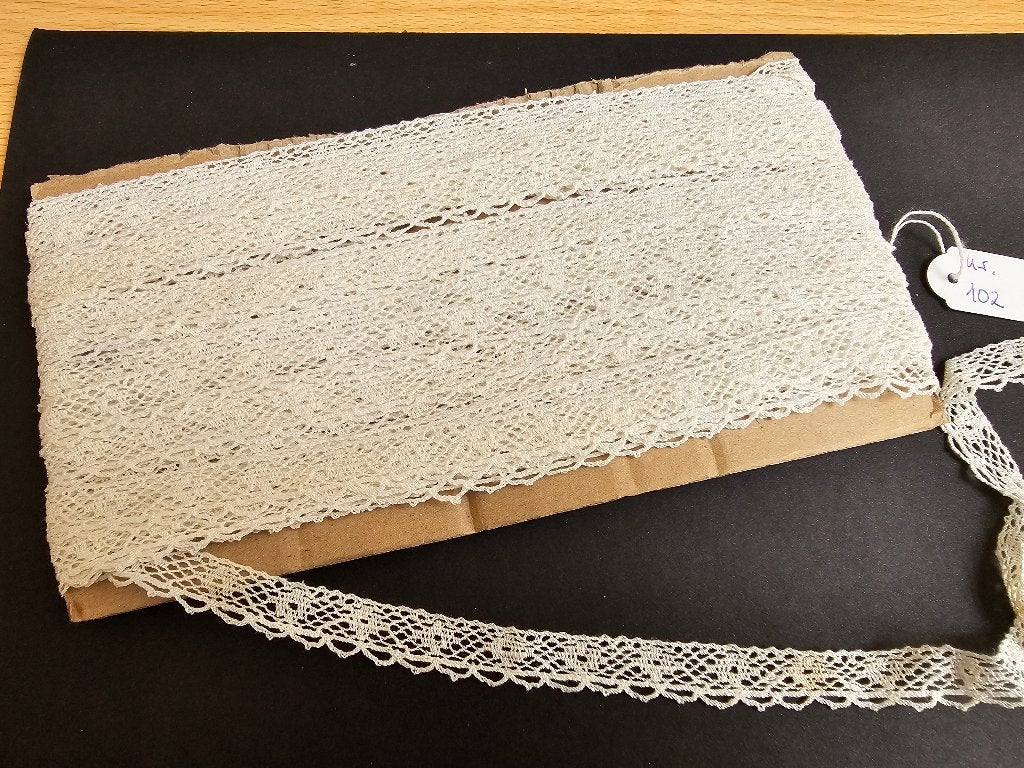 Oud geklost KANT 14 meter lang, 1,5 cm breed / nr.102, Ophalen of Verzenden, Nieuw, Kant