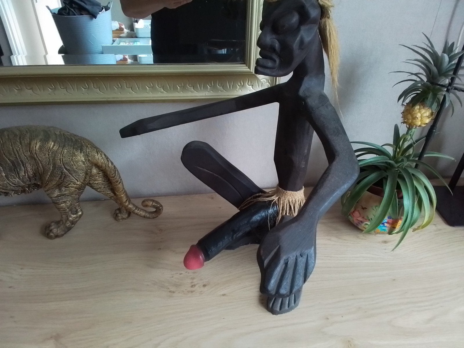 Afrikaanse kunst, Antiek en Kunst, Kunst | Beelden en Houtsnijwerken, Ophalen of Verzenden