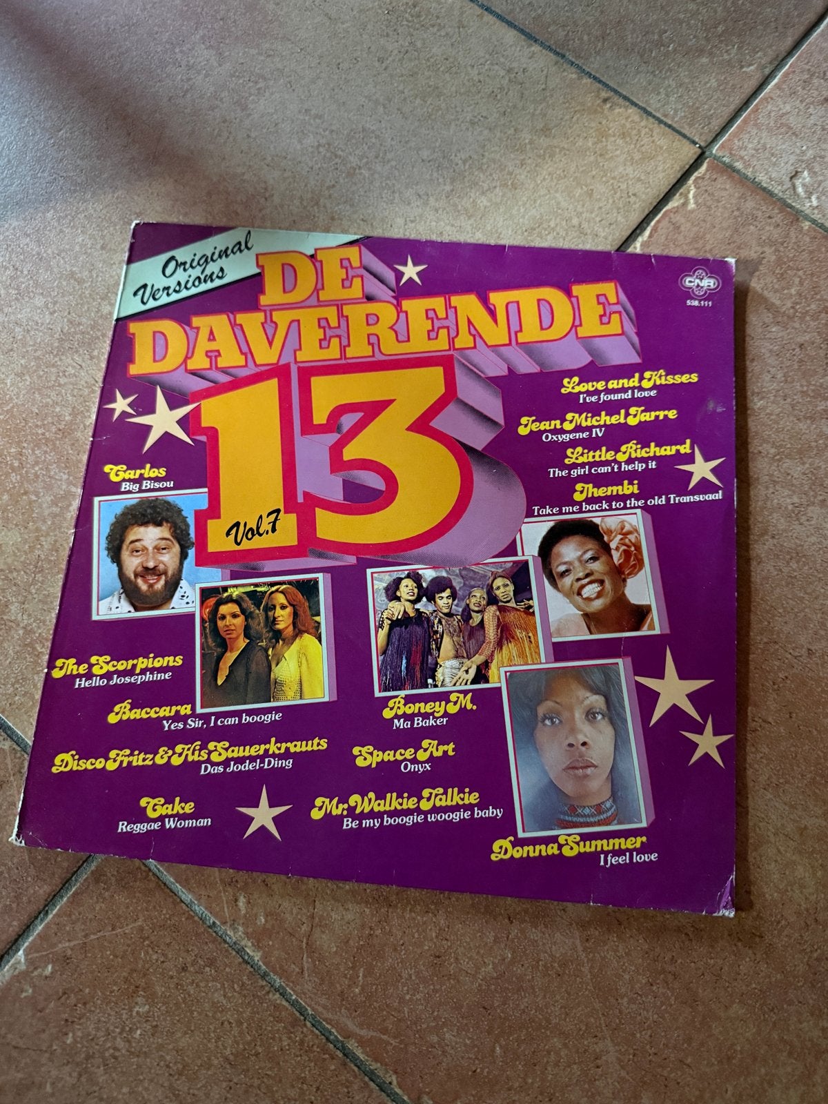 De Daverende 13 Vol. 7 LP - Diverse Artiesten (Pop), Cd's en Dvd's, LP, Gebruikt, Ophalen of Verzenden, Pop