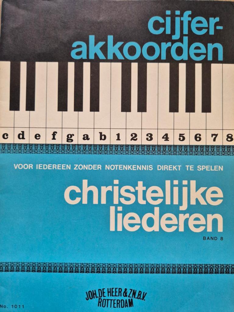 Cijfer-akkoorden Christelijke Liederen Band 8, Muziek en Instrumenten, Ophalen of Verzenden