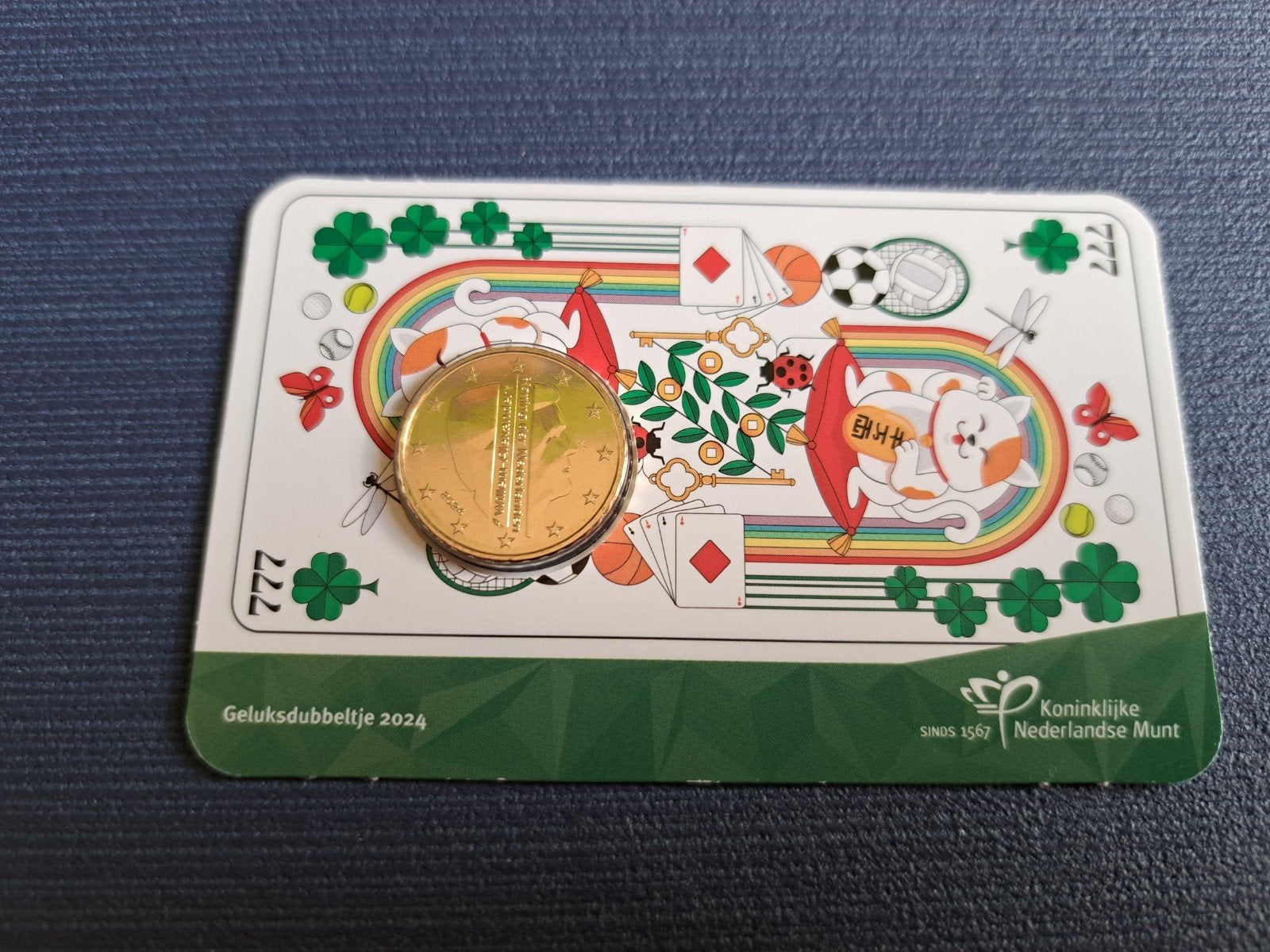 Coincard Geluksdubbeltje 2024, Postzegels en Munten, Munten | Nederland, Ophalen of Verzenden, Euro's