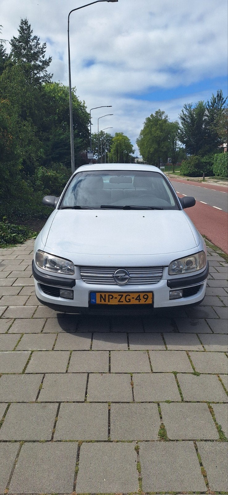 Opel Omega 2.0 I 1996 Wit, Auto's, 1473 kg, Achterwielaandrijving, 4 cilinders, Wit