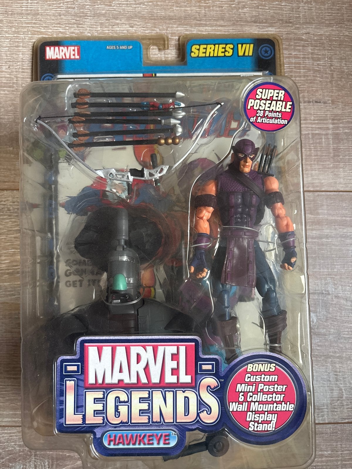 Marvel Legends Series VII Hawkeye Actiefiguur Nieuw in Doos, Ophalen of Verzenden, Nieuw