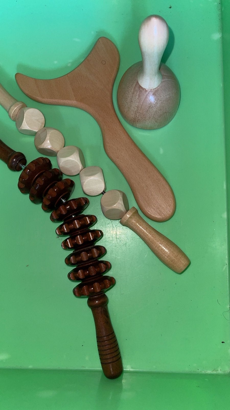 Houten massage tools set, Ophalen, Gebruikt, Apparaat