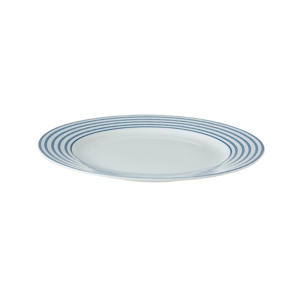 Ontbijtborden Candy Stripe Laura Ashley servies, Overige merken, Nieuw, Ophalen of Verzenden, Bord(en)
