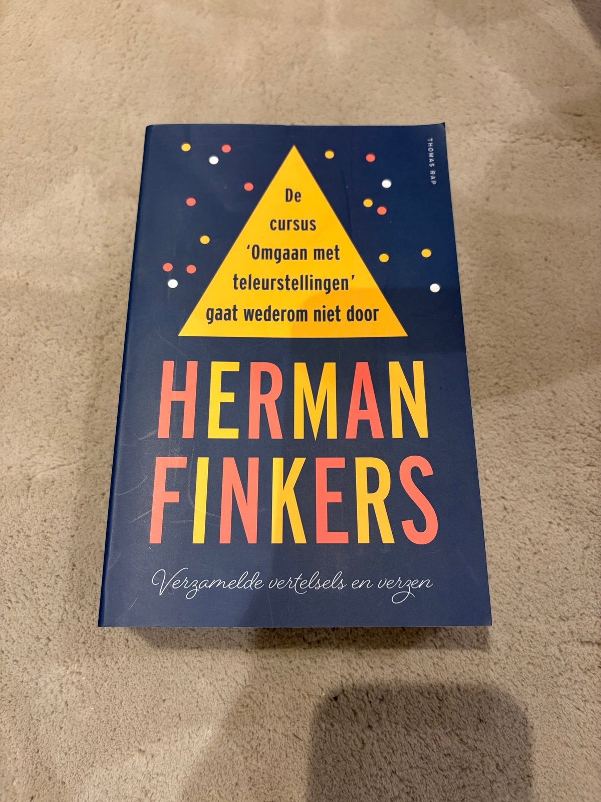 Herman Finkers - De cursus 'Omgaan met teleurstellingen', Ophalen of Verzenden, Nieuw, Nederland
